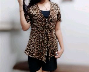 Leopard Print Top