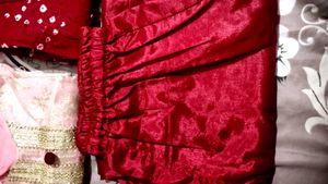 Pink And Maroon Kurta Pant Dupatta