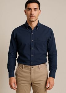 Arrow Dark Blue Shirt For Men <Little faded>