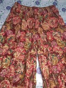 Floral Anarkali Kurta with Dupatta