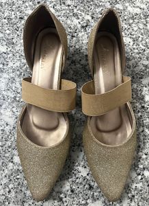 Sparkling Gold Heels