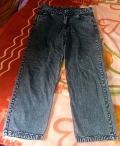 Greyish Black Baggy Jeans