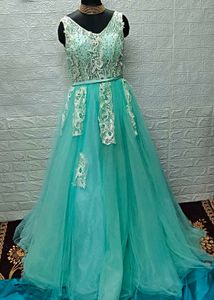 6 Layers Blue Princess Dress/ Ball Gown/ Wedding