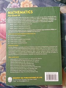 R.D. Sharma Mathematics Class IX