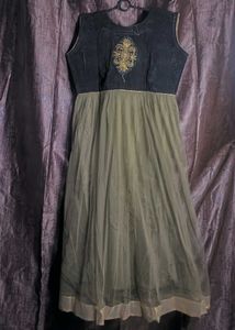 New Brown Anarkali