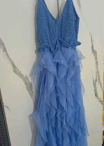 Blue Tulle Dress