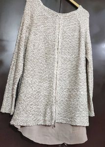 Cream Color Winter Top For Girl Or Woman 42 Bust