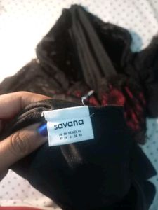 savana GOTH Core cross bodycon dress