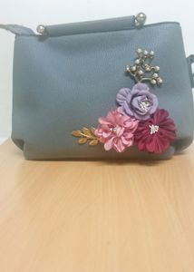 Grey Sling Bag