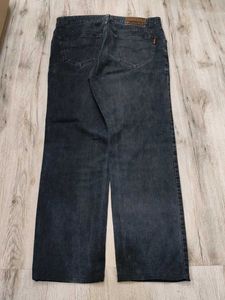 Sc9977 Black Dot Beggy Jeans Waist 34
