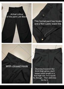 Elegant Black Wide Leg Pants