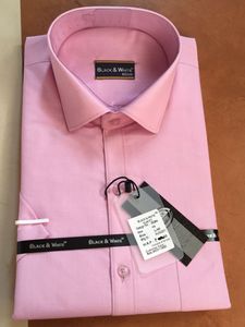 Black & White Pink Dress Shirt