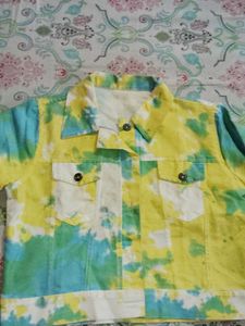 Tie-Dye Denim Jacket
