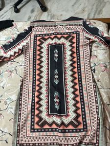 Patterned Mini Dress