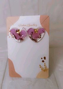 Blue Flower Rasian Studes earings