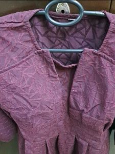 Combo White ,Merun,Blue Frocks