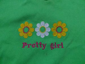 Green Ruffle Trim Top