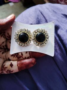 Black &amp; Gold Earrings