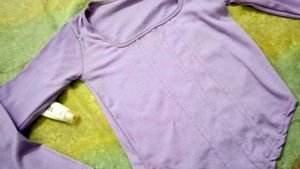 Lilac Colour Beautiful Top
