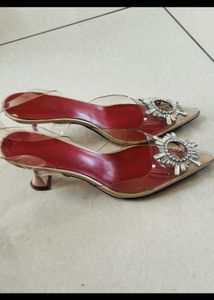 transparent heels