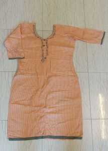Beautiful Hand Work Cotton Kurti