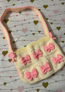 Crochet Bow Bag