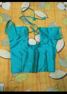 Sea Green Stitched Blouse