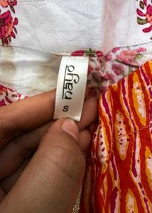 Floral Print Ethnic Skirt and kurti