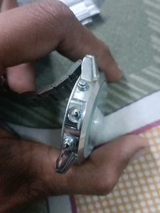 Titan Silver Watch