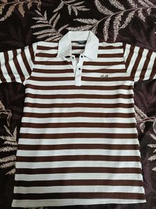 H&amp;M T SHIRT STRIP LINING
