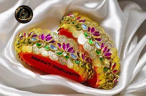 Beautiful silk thread Bangles sets