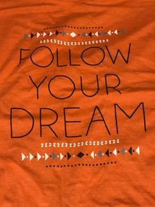 &#39;Follow Your Dream&#39; Graphic Long Sleeve tshirt