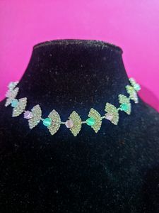 AD Necklace With Earrings New