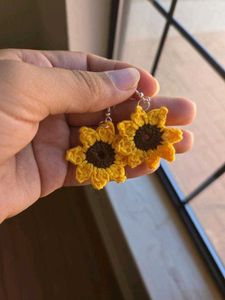 sunflower earrings...