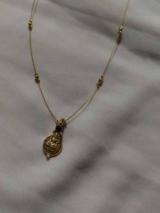 Traditional Lakshmi Locket Invisible Chain
