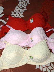 Colorful Bra Set - 3 Pack
