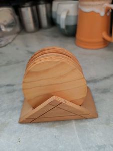 Wooden Coaster Set