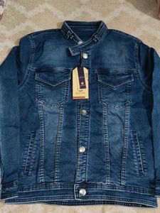 Stylish Blue Denim Jacket For men size - M