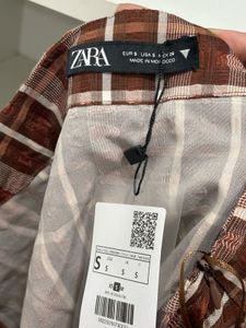 Zara Gingham Skirt