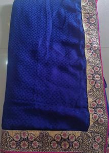 Elegant Blue Saree