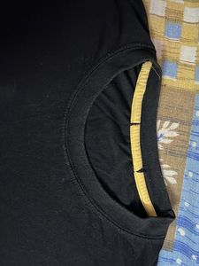 Black Graphic Print Tee