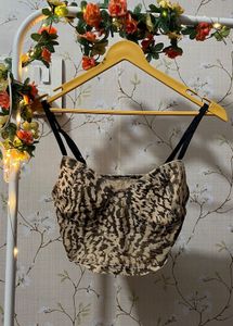Animal Print Corset Top