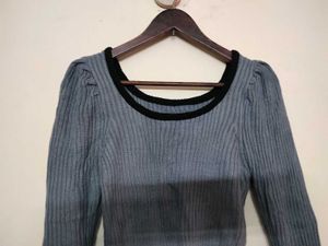 SALE 🛍️ Blue Crop Sweater