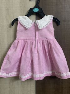 Cute Dress With Lace Detailing And Embroidery