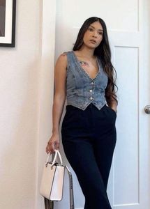 Denim vest