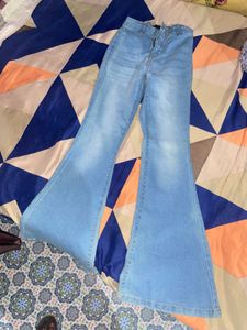 Flared Denim Jeans
