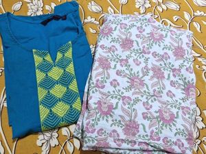 Set Of Kurta And Pallazo (Casual Wear)