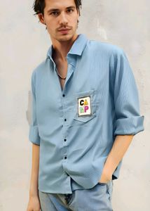 Semi Sheer Fabric (Transparent), Texture Shirt