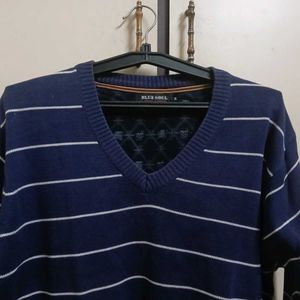 Striped Navy Blue Sweater