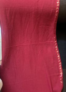 Elegant Red Embellished sharara